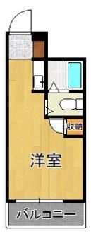 第2北九大前スカイマンションの間取り画像