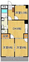 ライフ・モア本城A棟の間取り画像
