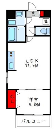 MANDARINCOURT深井駅前の間取り画像