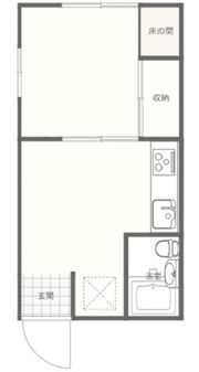 シティハイツ朝間A棟の間取り画像