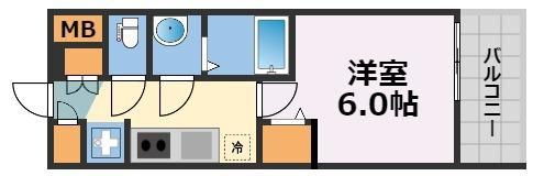 プレサンスドームシティの間取り画像