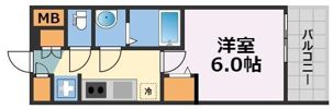プレサンスドームシティの間取り画像