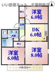 サンベルテ Ⅲの間取り画像