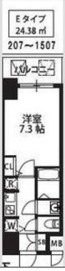 S-RESIDENCE新大阪駅前の間取り画像