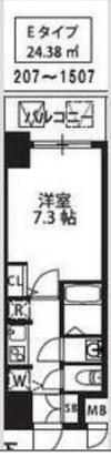 S-RESIDENCE新大阪駅前の間取り画像