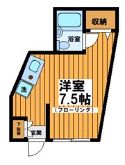 ハイツカサイの間取り画像