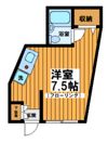 ハイツカサイの間取り画像