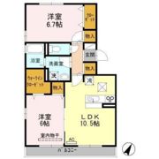 パティオにしはらの間取り画像