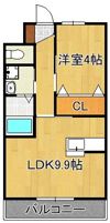 ラポールの間取り画像