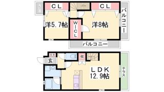 ワコーレヴィアーノ神戸梅元町の間取り画像
