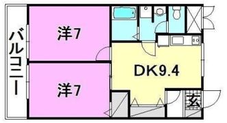 エイデンビル北久米の間取り画像