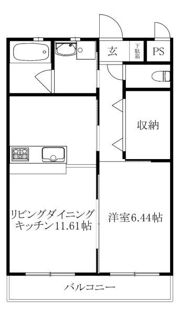 Chaleur(しゃろ～る）の間取り画像