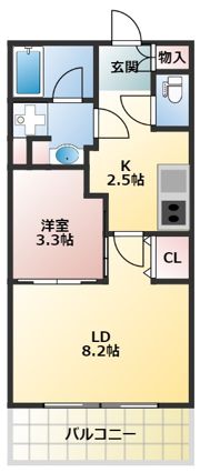 秀和溜池山王レジデンスの間取り画像