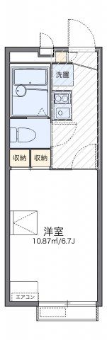 レオパレスK＆Hの間取り画像