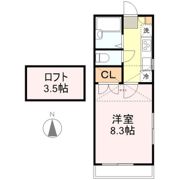 プリンスコート高松の間取り画像