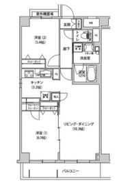 オチェアーノ南行徳の間取り画像