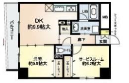 ルーチェ桜川の間取り画像