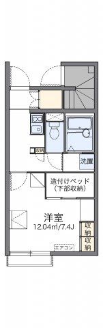 レオパレスフロラシオン Ⅲの間取り画像