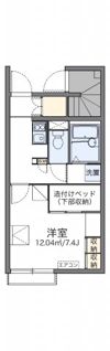 レオパレスフロラシオン Ⅲの間取り画像