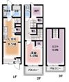 堀溝北町貸家の間取り画像