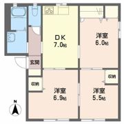バリュージュSAYA D棟の間取り画像