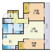 木犀館2の間取り画像