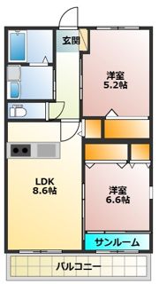 ラフィネの間取り画像