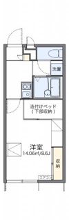 レオパレステイルザウエストの間取り画像