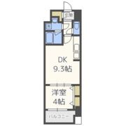 スプランディッド淀屋橋DUEの間取り画像