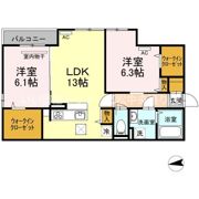 リリックガーデン A棟の間取り画像