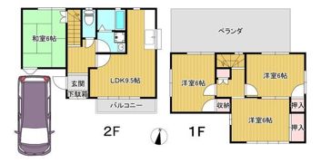 森崎6丁目中田邸の間取り画像