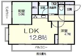 マンション栂森の間取り画像