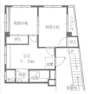 植野マンションの間取り画像
