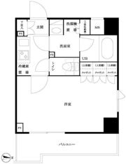 ルーブル池袋弐番館の間取り画像