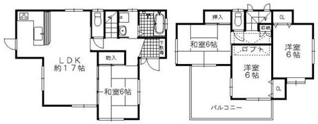 江木町一戸建て（M邸）の間取り画像