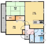 コートダジュール諫早の間取り画像