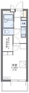 レオパレスラピスラズリ高井田の間取り画像