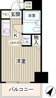 栗生ハイツの間取り画像