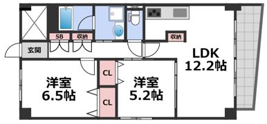 ネッサンスの間取り画像