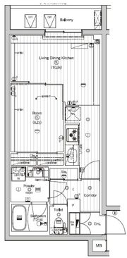 (仮称）PREMIUM CUBE東高円寺DEUXの間取り画像