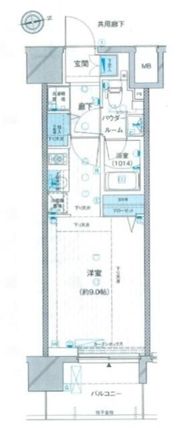 レグラス横浜吉野町の間取り画像