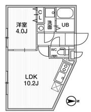 THE PALMS三鷹Ⅱの間取り画像