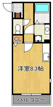 Sou.leaf九工大前の間取り画像