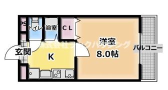 フレグランス白鳩の間取り画像