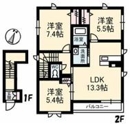 シャーメゾン・ルーエの間取り画像