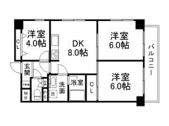 ランデージ花隈の間取り画像