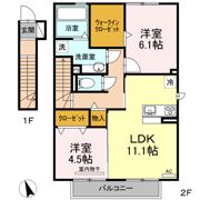天神山ヒルズの間取り画像