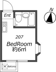 AP588 クロノス明大前の間取り画像