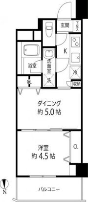 Duo Stage白金高輪の間取り画像