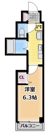 イーズ千里山の間取り画像